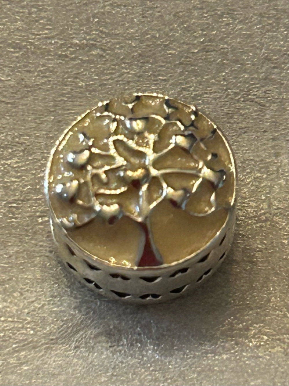 Pandora Silver Tree of Life Round Charm